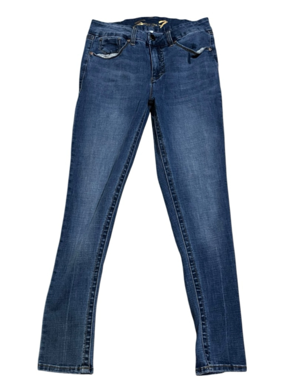 EUC Women's Seven7 Blue High Rise Skinny Jeans Size 10
